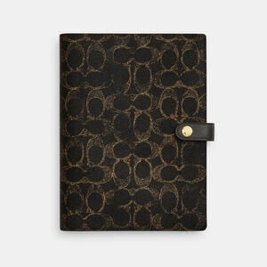 Coach Outlet Notebook In Loved Signature Canvas